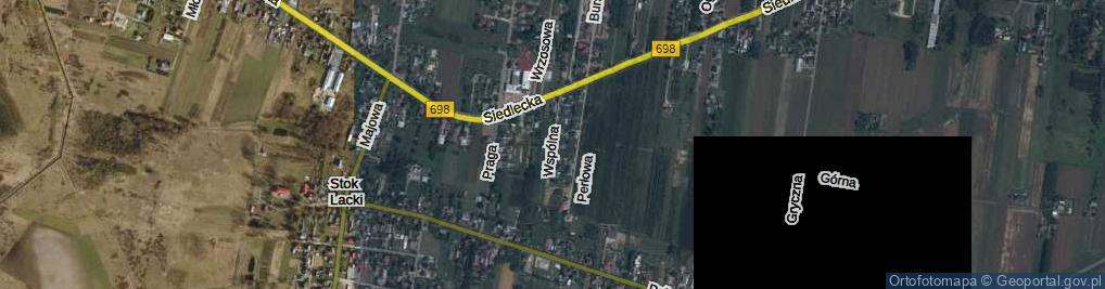 Zdjęcie satelitarne Wspólna ul.